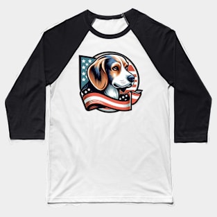 BEAGLE FLAG Baseball T-Shirt